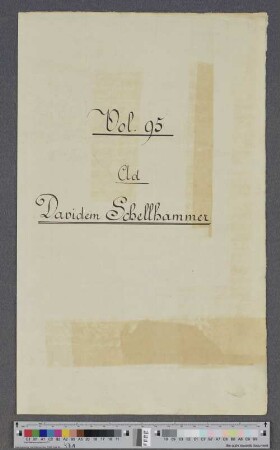 Epistolarium doct. et celeb. ad Davidem Schellhammer