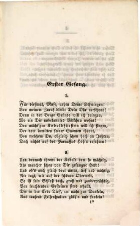 König Rübezahl und seine Gnomen : Gedicht in 20 Gesängen, 1. 1 - 10 Gesang