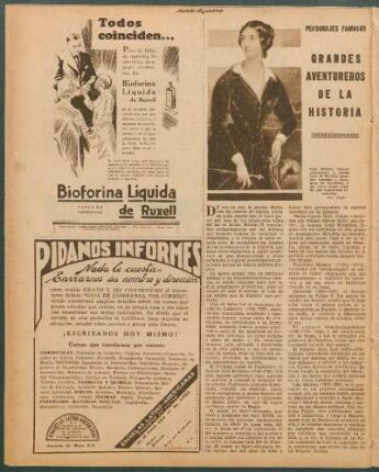 Grandes aventureros de la historia : Personajes famosos