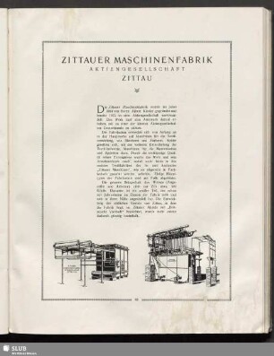 Zittauer Maschinenfabrik Aktiengesellschaft Zittau