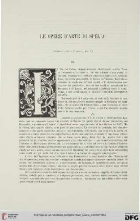 Ser.2: Le opere d'arte di Spello, [2]