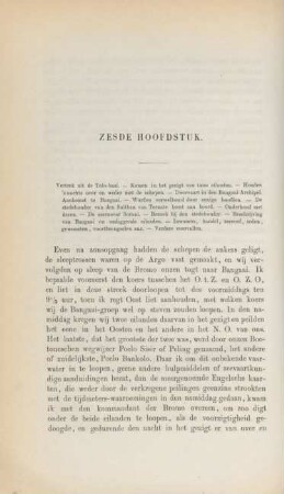 Zesde hoofdstuk. Vertrek uit de Tolo-baai. - Komen in het gezigt van twee eilanden ...