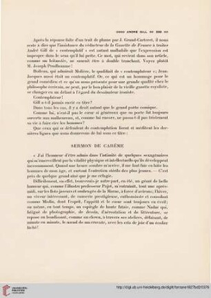 Sermon de carême