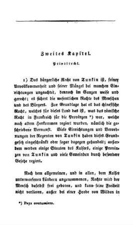 Zweites Kapitel- Privatrecht.