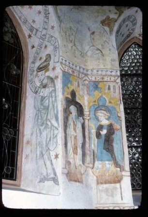 Spätgotische Wandmalerei in der Kirche St. Laurentius in Bischoffingen