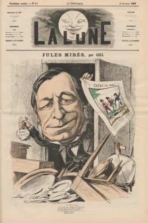 Jules Mirès, par Gill
