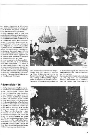 Adventsfeier '86