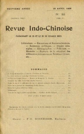30 Avril 1906. No 32
