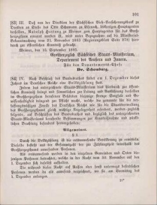 83. Ministerial-Bekanntmachung, betreffend den Wechsel in den Hauptagenturen der Sächsischen Vieh-Versicherungsbank zu Dresden