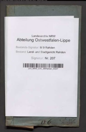 Erblasser: Ossenforth, Johann Friedrich: