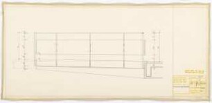 Hochschulbibliothek, Karlsruhe Neubau: Emporegeländer, 1:10