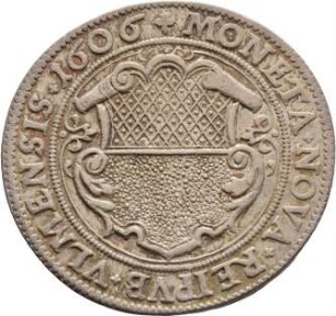 Münze, 1/2 Guldentaler (30 Kreuzer), 1606