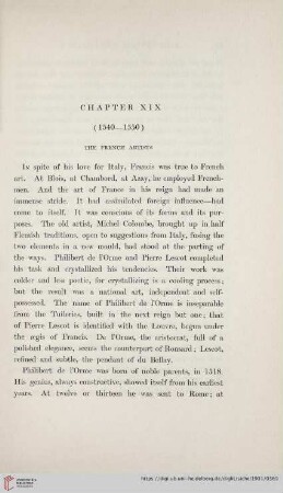 Chapter XIX. The French artists