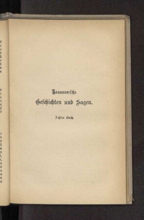 Achtes Buch.