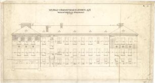 Billing, Hermann; Singen; Krankenhaus - Wirtschaftsgebäude, Rückfassade (Ansicht)