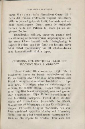 Christina Gyllenstjerna Eller Det Stockholmska Blodbadet.