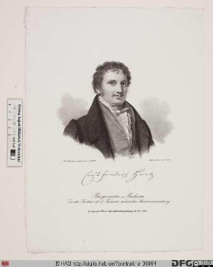 Bildnis Ernst Friedrich Hartz