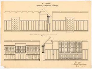 Corpshaus Guestphalia, Marburg: 4 Innenansichten Zimmer 1:20