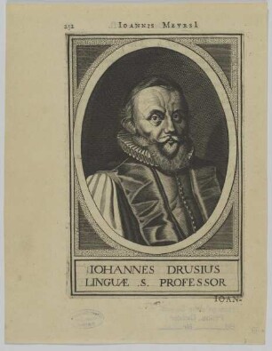 Bildnis des Iohannes Drusius
