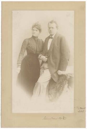 Max Reger mit Ehefrau Elsa