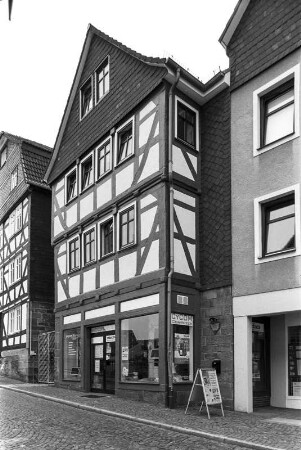 Wohn- und Geschäftshaus (Wohn- und Geschäftshaus, Fachwerk); Frankenberg, Ritterstraße 3