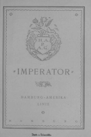 Dampfer "Imperator" : das grösste Schiff der Welt