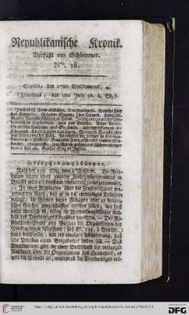 (Nro. 16 - Nro. 20)