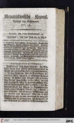 (Nro. 16 - Nro. 20)
