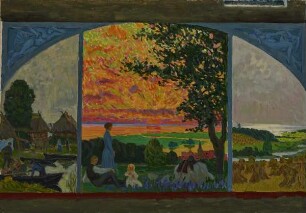 Entwurf für ein Wandbild der Universität Kiel