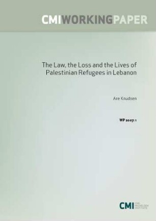 The law, the loss and the lives of Palestinian refugees in Lebanon