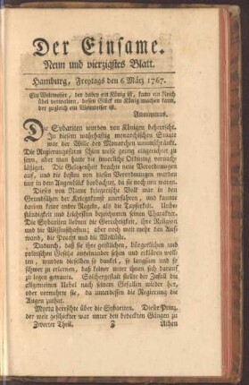 Neun und vierzigstes Blatt