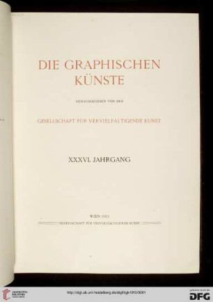 36: Die Graphischen Künste