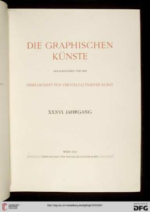 36: Die Graphischen Künste