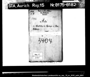 Die Verstärkung der Deiche im Amt Stickhausen