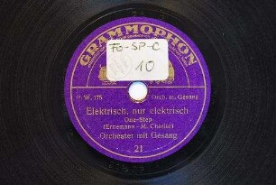 Elektrisch, nur elektrisch : One-Step