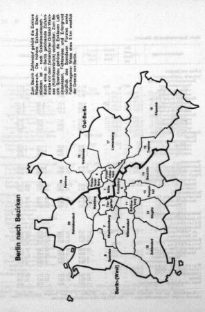 Karte: Berlin nach Bezirken