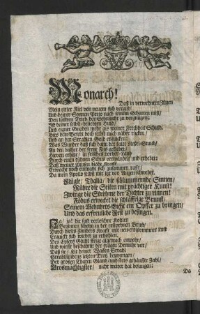 [Der Gesalbte des Herrn/ Bey dem Höchst-erfreulichen Gebuhrts-Tage Des Allerdurchlauchtigsten ...]