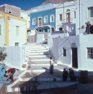 Kálymnos. Treppe in die Oberstadt