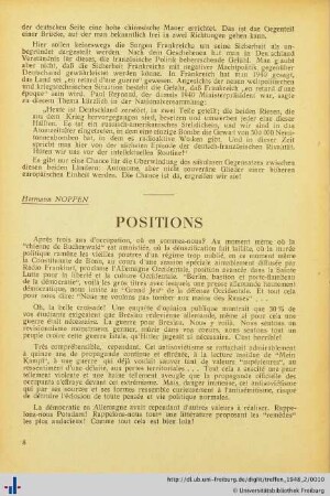 Positions