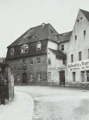 Pirna, Schmiede in der Braustraße, Hauptbau links