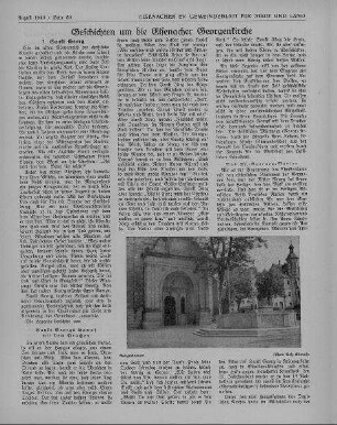 Geschichten um die Eisenacher Georgenkirche / Mitzenheim