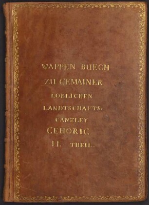 Wappenbuch des churbayerischen Adels, Bd. 2 - BSB Cgm 1511