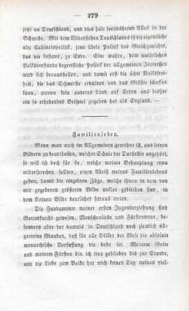Familienleben.