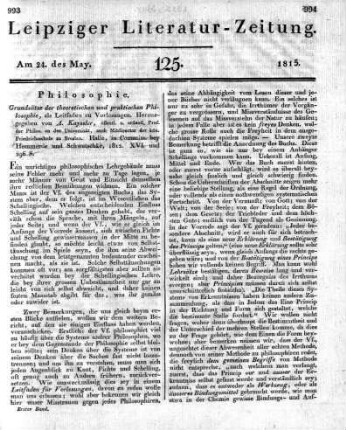 1815-05-24 : 125. Stück