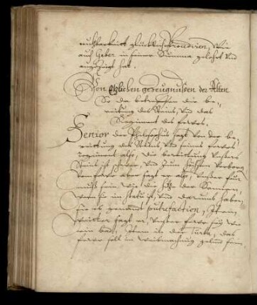 Von etzlichen gezeugnussen der Alten
