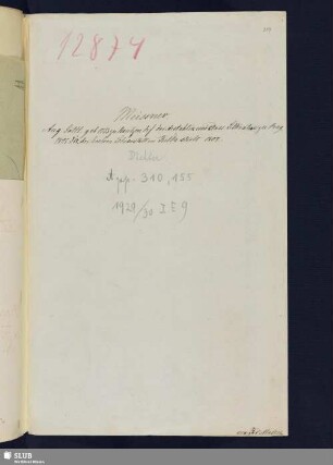 Nr. 155. Meißner, August Gottlieb