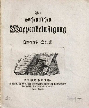 Der Wöchentlichen Wappenbelustigungen ... Stück, 2. Erläuterung des Herzoglich Fränkischen Wappen