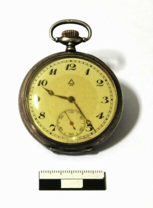 Taschenuhr von Wilhelm Jordan für 40-jährige treue Mitarbeit
