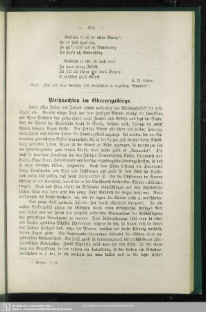 Weihnachten im Obererzgebirge