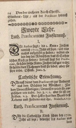Zweyte Lehr. Luth. Praedicantens Finsternuß.